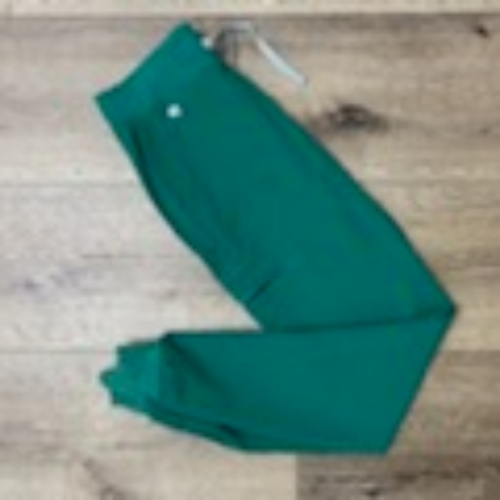 FIGS Emerald Green Catarina top & Zamora joggers